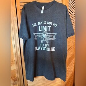 Rustic United charcoal Gray Graphic Men's T-Shirt